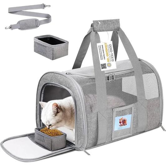 Airline Approved Soft Sided Pet Carrier For Cats And Dogs