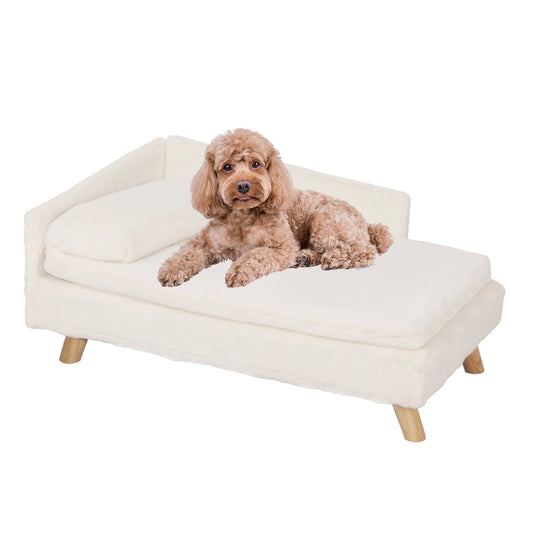NONECN Elevated Pet Bed With Wood Legs For Indoor Pets
