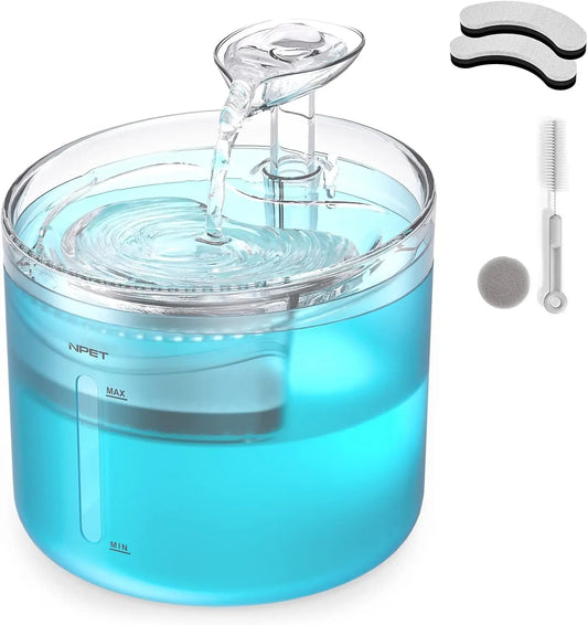 NPET WF100 Cat Water Fountain With Dual Flow Modes
