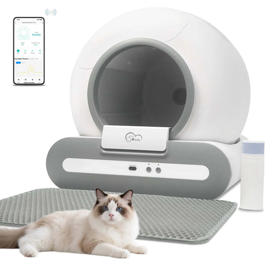 DOEL Self-Cleaning Cat Litter Box With App Control WiFi