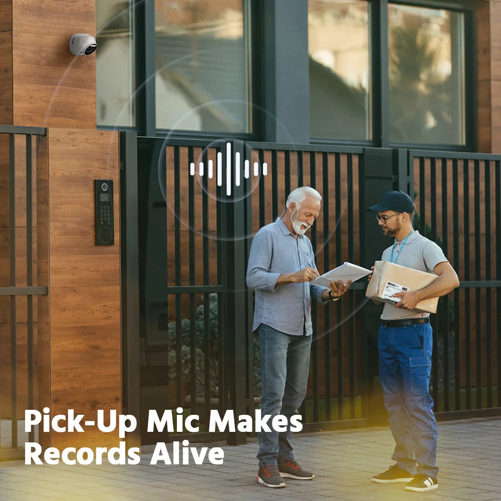 ANNKE 5MP Analog HD Camera Smart Light Video Surveillance Cameras 5MP Bullet 2.8 mm Indoor Outdoor Weatherproof Security Cameras